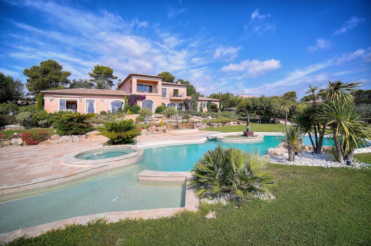 "Au Havre De Paix" 5 Etoiles Prestige Jacuzzi, Hammam, Sauna, Piscine Chauffee Mougins Cannes Grasse Buitenkant foto