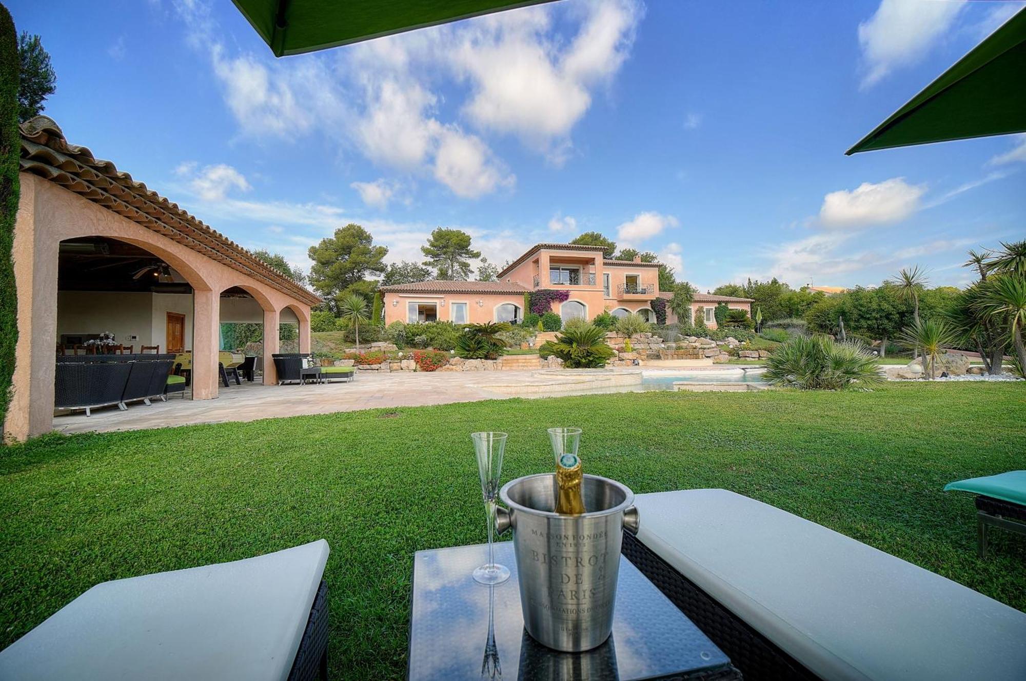 "Au Havre De Paix" 5 Etoiles Prestige Jacuzzi, Hammam, Sauna, Piscine Chauffee Mougins Cannes Grasse Buitenkant foto