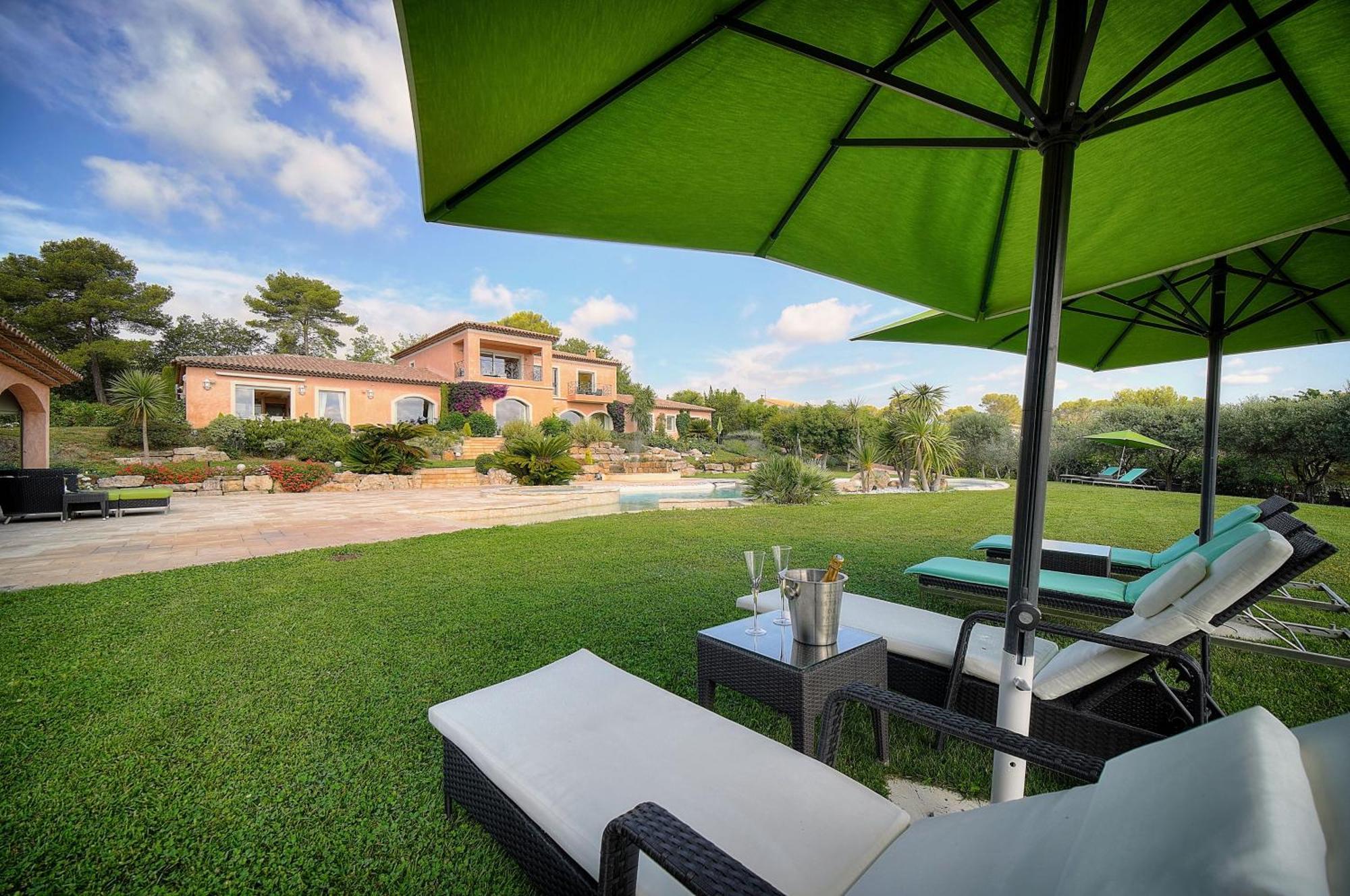 "Au Havre De Paix" 5 Etoiles Prestige Jacuzzi, Hammam, Sauna, Piscine Chauffee Mougins Cannes Grasse Buitenkant foto
